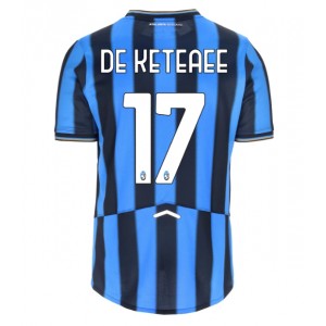 Fotbalové Dres Atalanta Charles De Ketelaere #17 Domácí Oblečení 2025-26 Krátký Rukáv